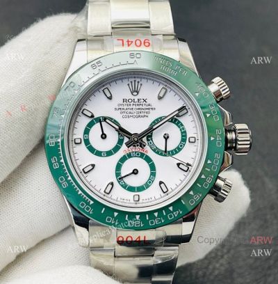 VR Factory V3 Rolex Cosmograph Daytona 116500lv Green Ceramic Bezel watch